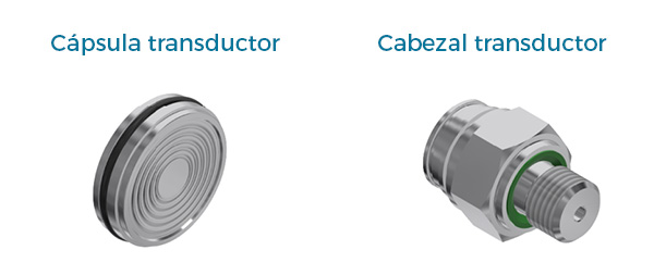 cápsula y cabezal de transductor keller catsensors